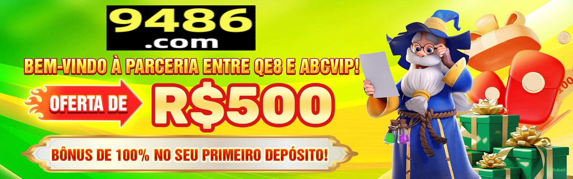 Imagem promocional do login da 666ubet